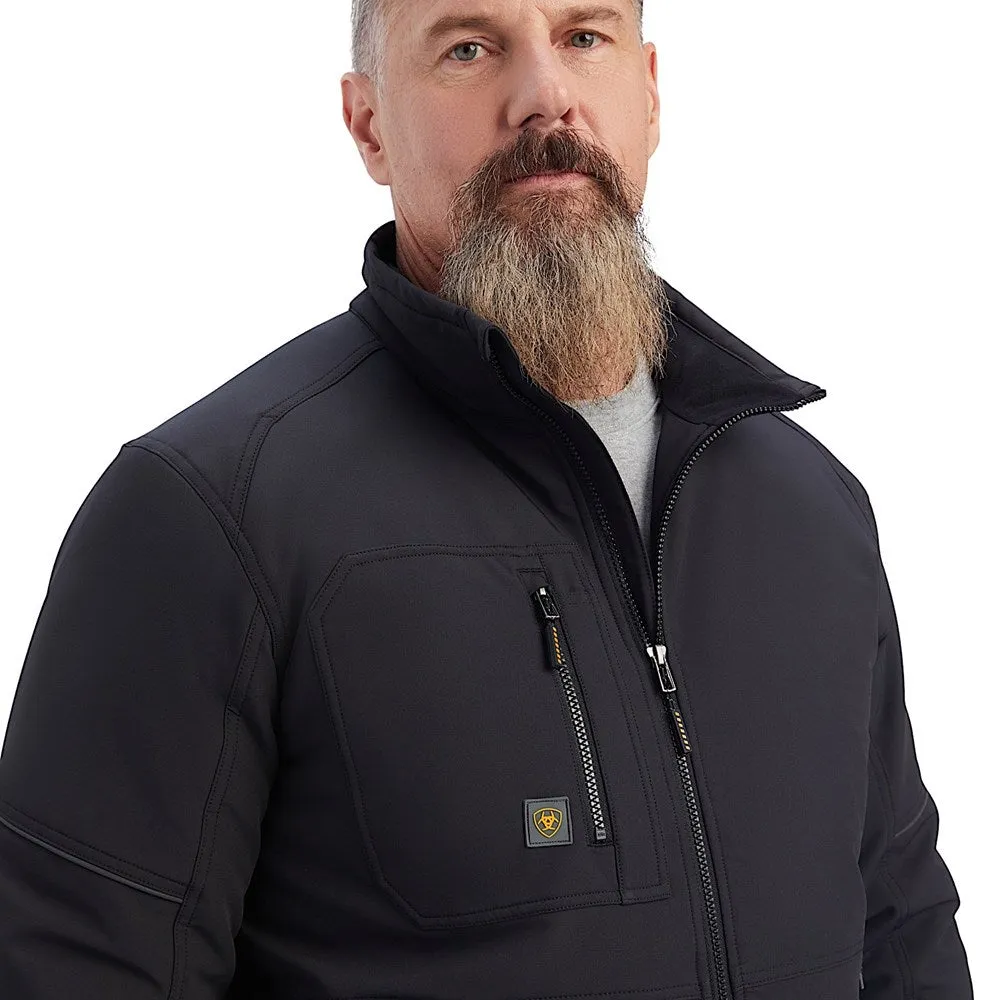 Ariat Mens Rebar Dri-Tek DuraStretch Insulated Jacket Black