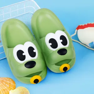 Baby Moo Dog Waterproof Soft Slippers Anti-Skid Sliders - Green