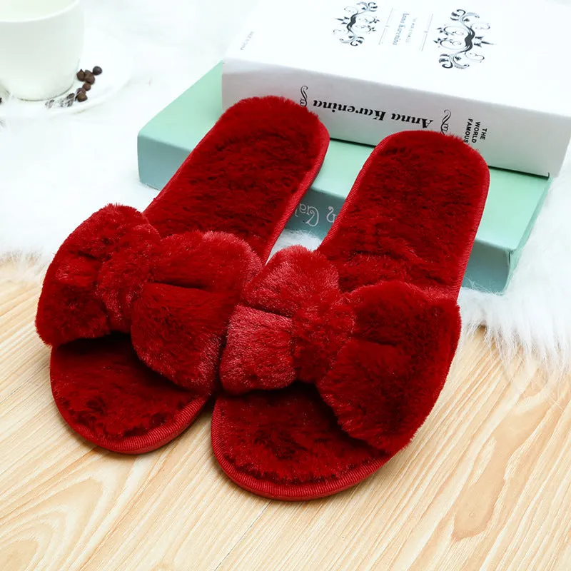 Bowtie Slippers for Women