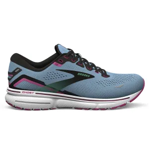 Brooks Ghost 15 Womens | Blue Bell/black/pink