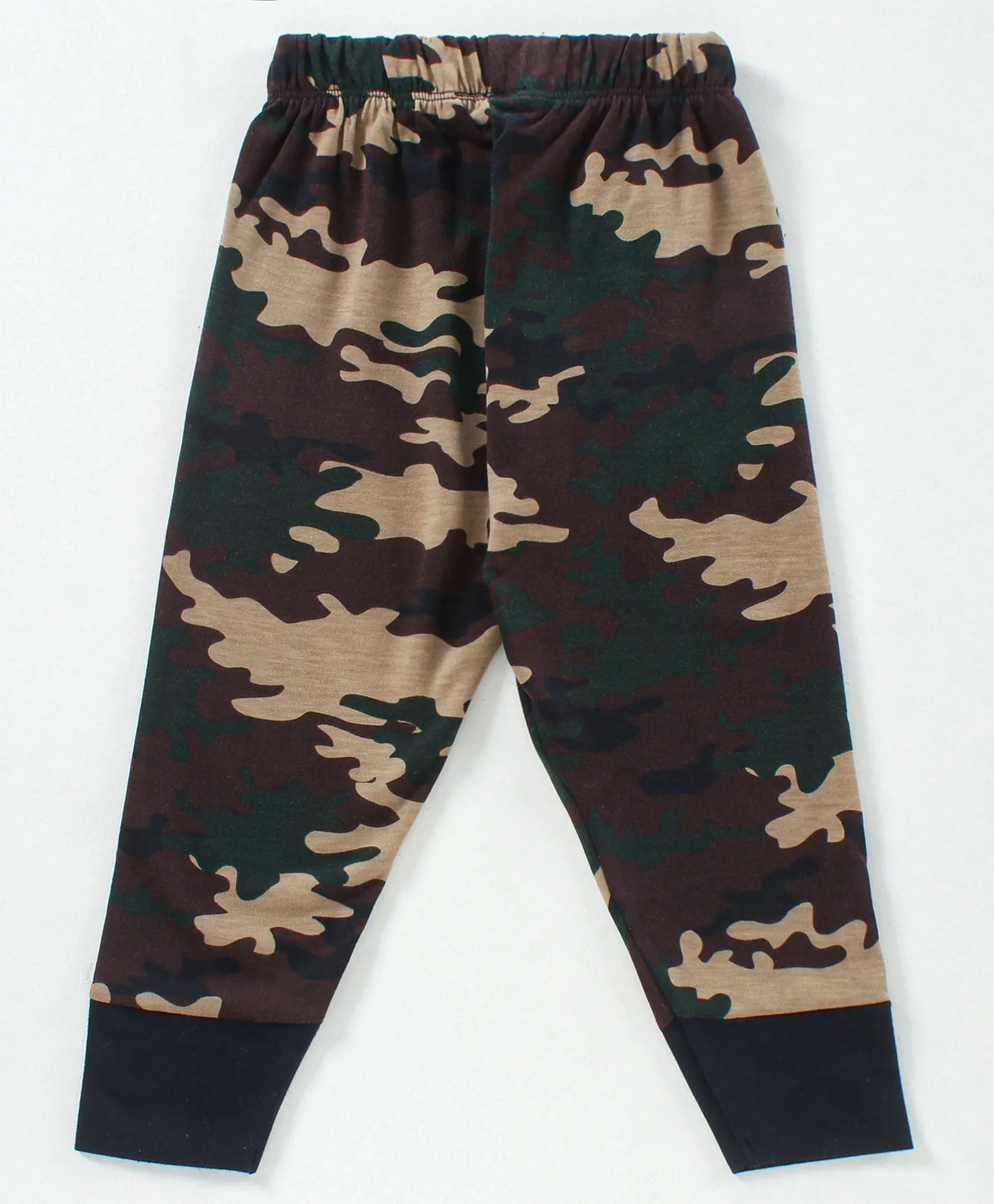 Camouflage Printed Sweatshirt Jogger Set