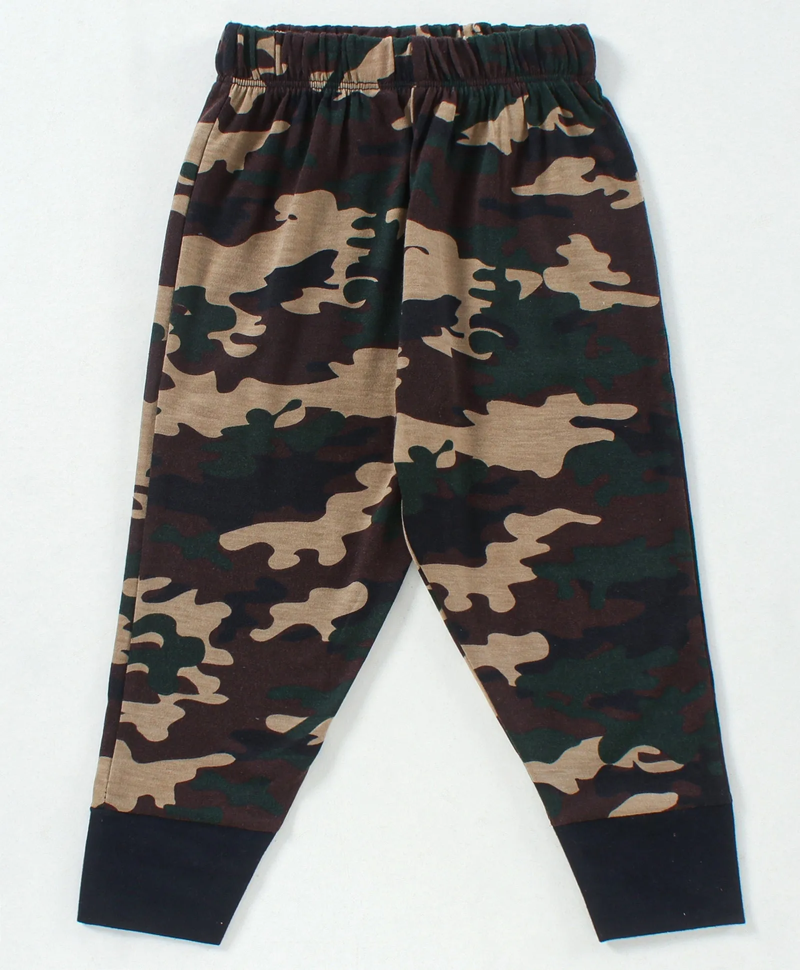 Camouflage Printed Sweatshirt Jogger Set