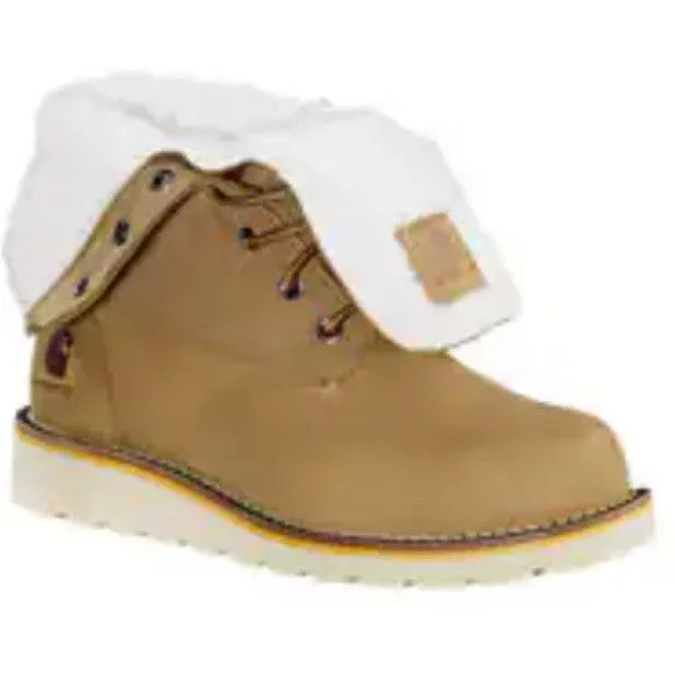 Carhartt Women's Fold Down 8" WP Wedge Winter Boot -Hickory- FW8069-W