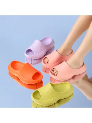 Coconut Platform Slippers Summer Soft Soles Casual Women Slippers