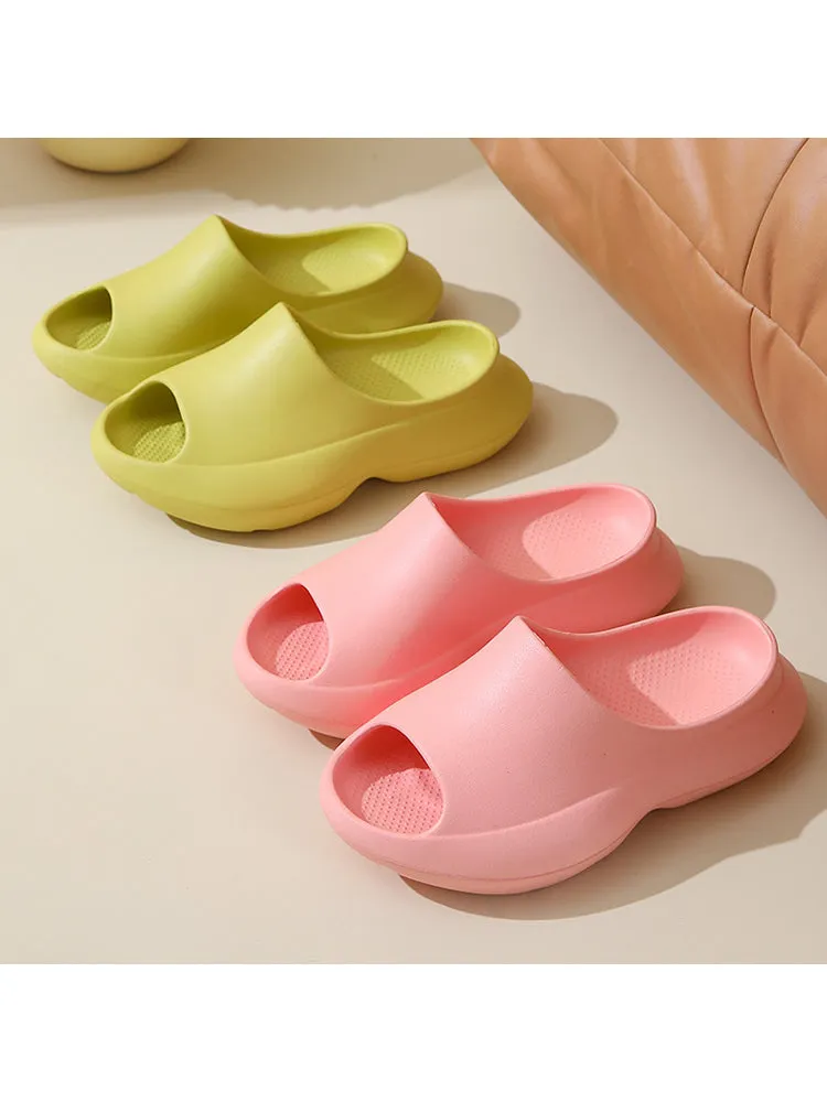 Coconut Platform Slippers Summer Soft Soles Casual Women Slippers