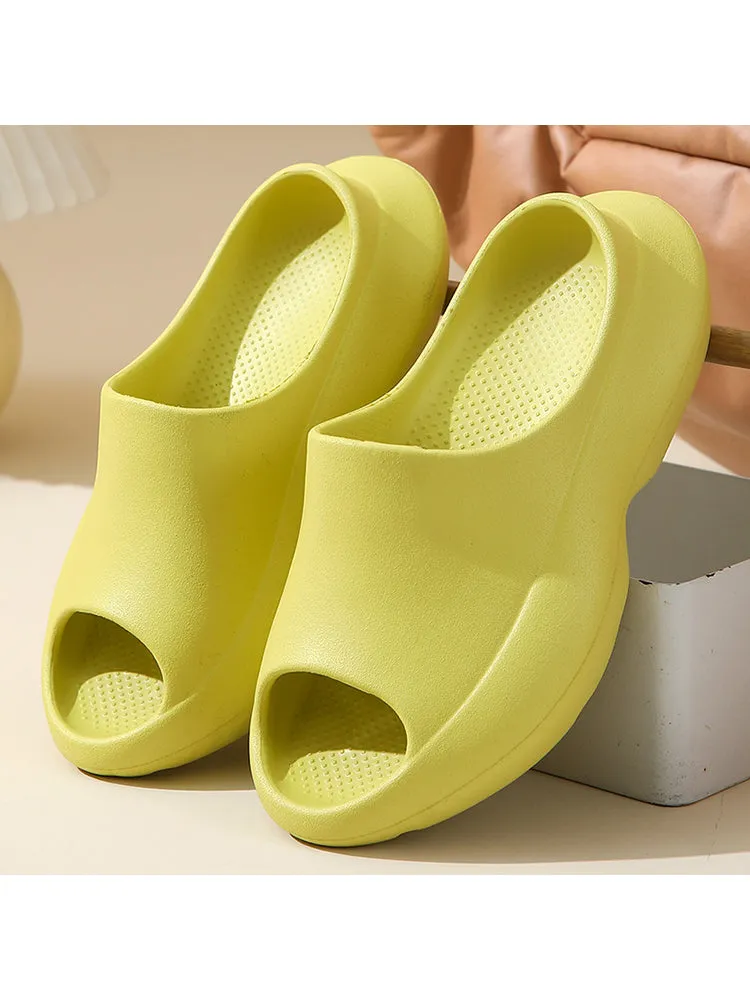 Coconut Platform Slippers Summer Soft Soles Casual Women Slippers