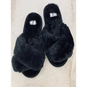 Corkys Slumber Slippers - Black