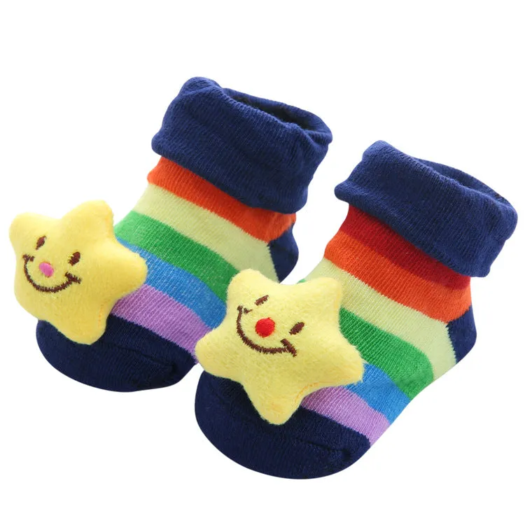 Cute Animal Non-Slip Cotton Socks for Toddlers