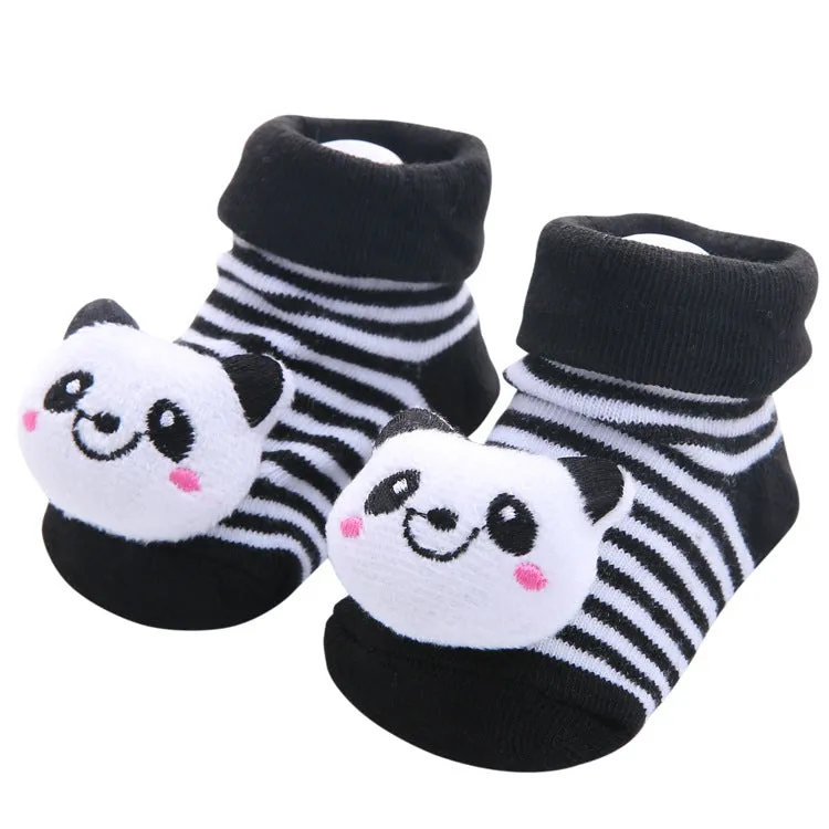 Cute Animal Non-Slip Cotton Socks for Toddlers