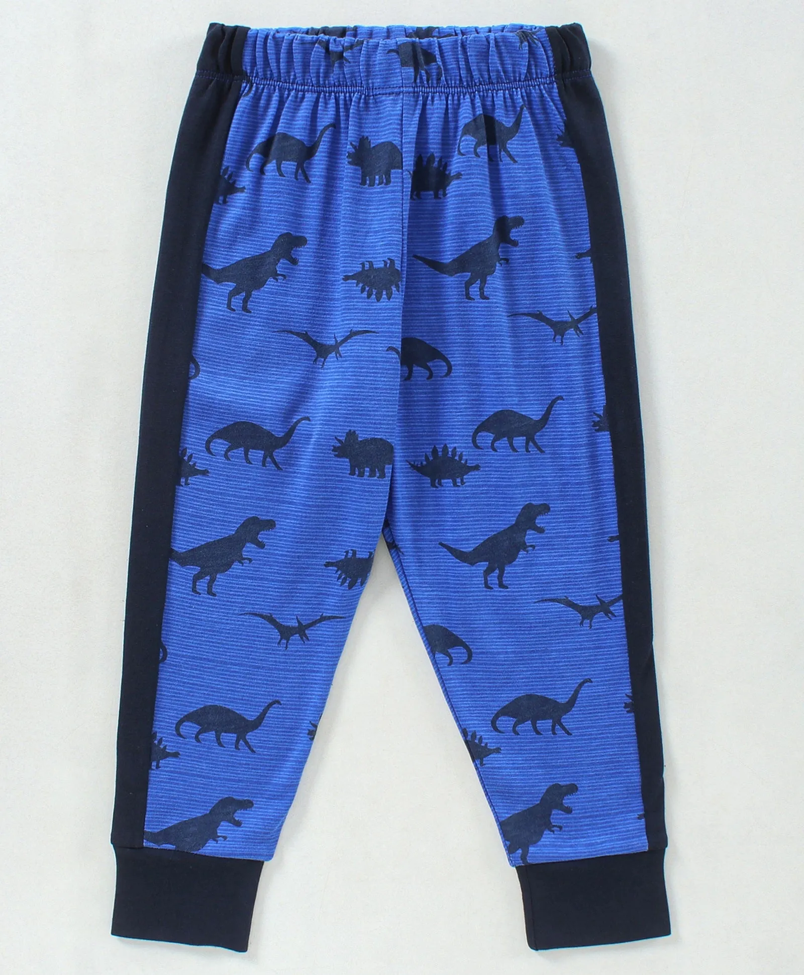 Dinosaur Printed Sweatshirt Jogger Set - Blue