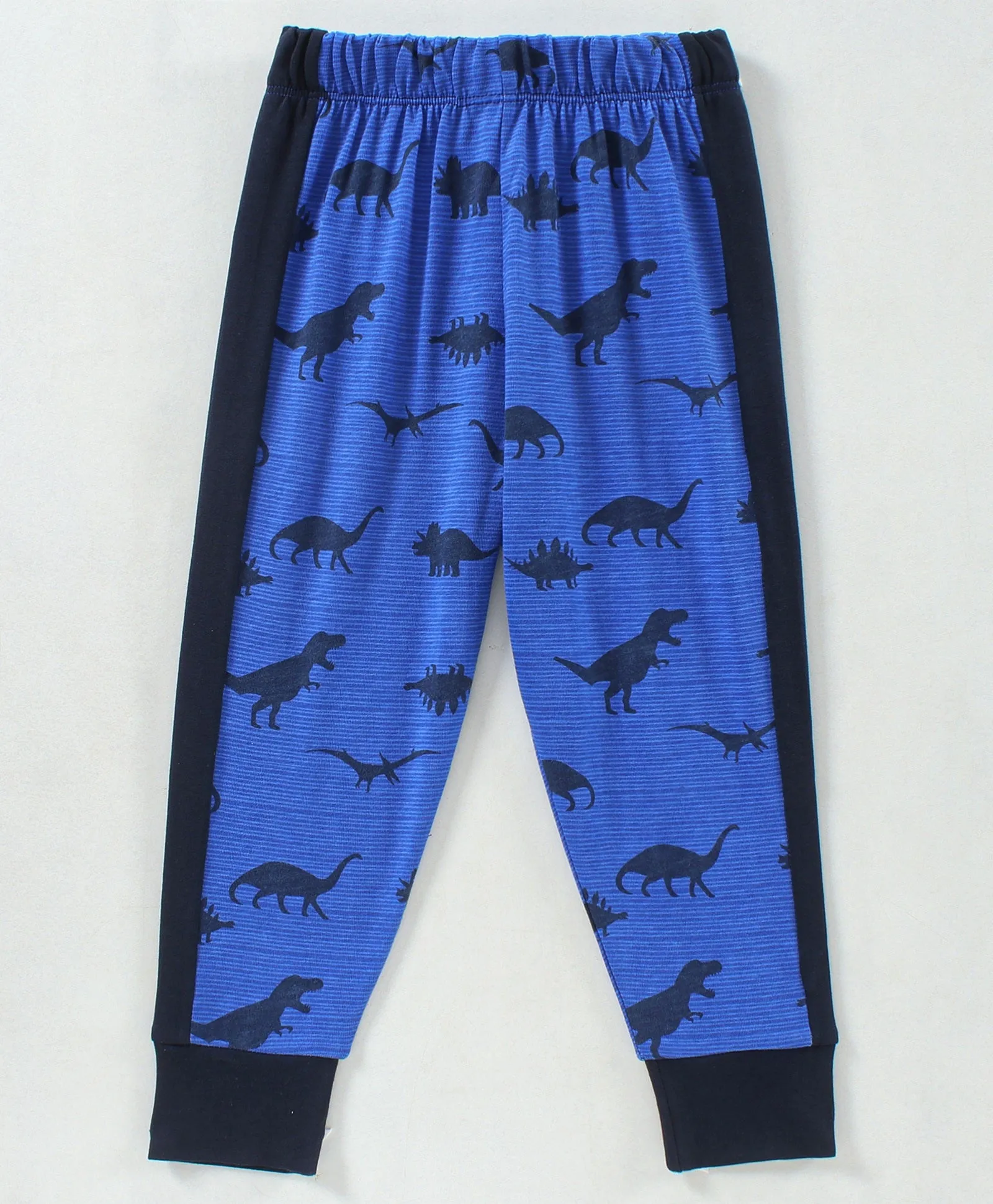 Dinosaur Printed Sweatshirt Jogger Set - Blue