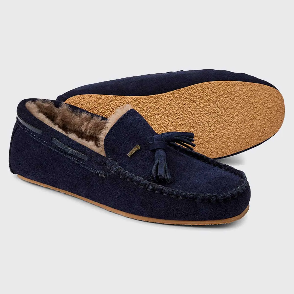 DUBARRY Rosslare Moccasin Slippers - Women's - Navy