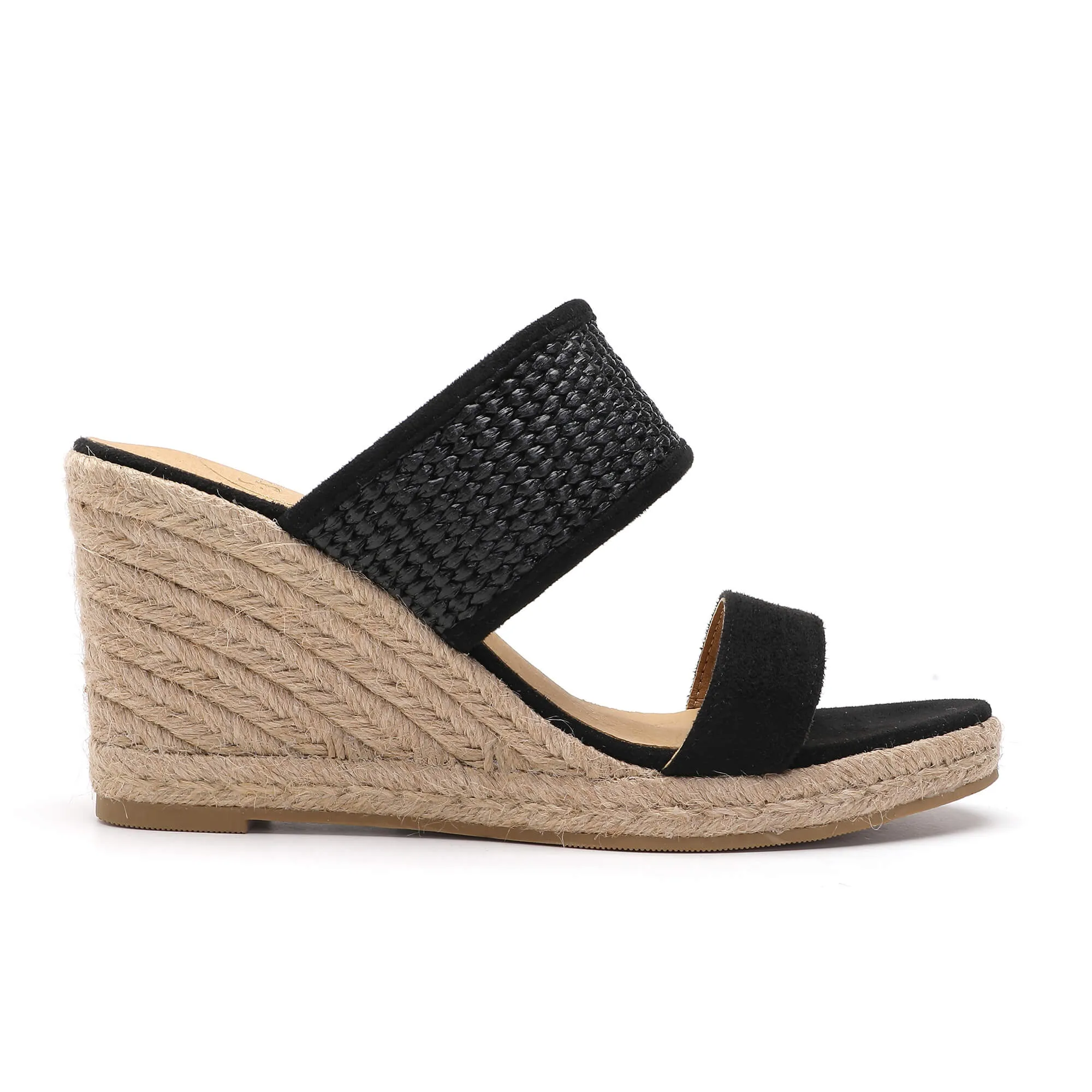 Ella Black Espadrille