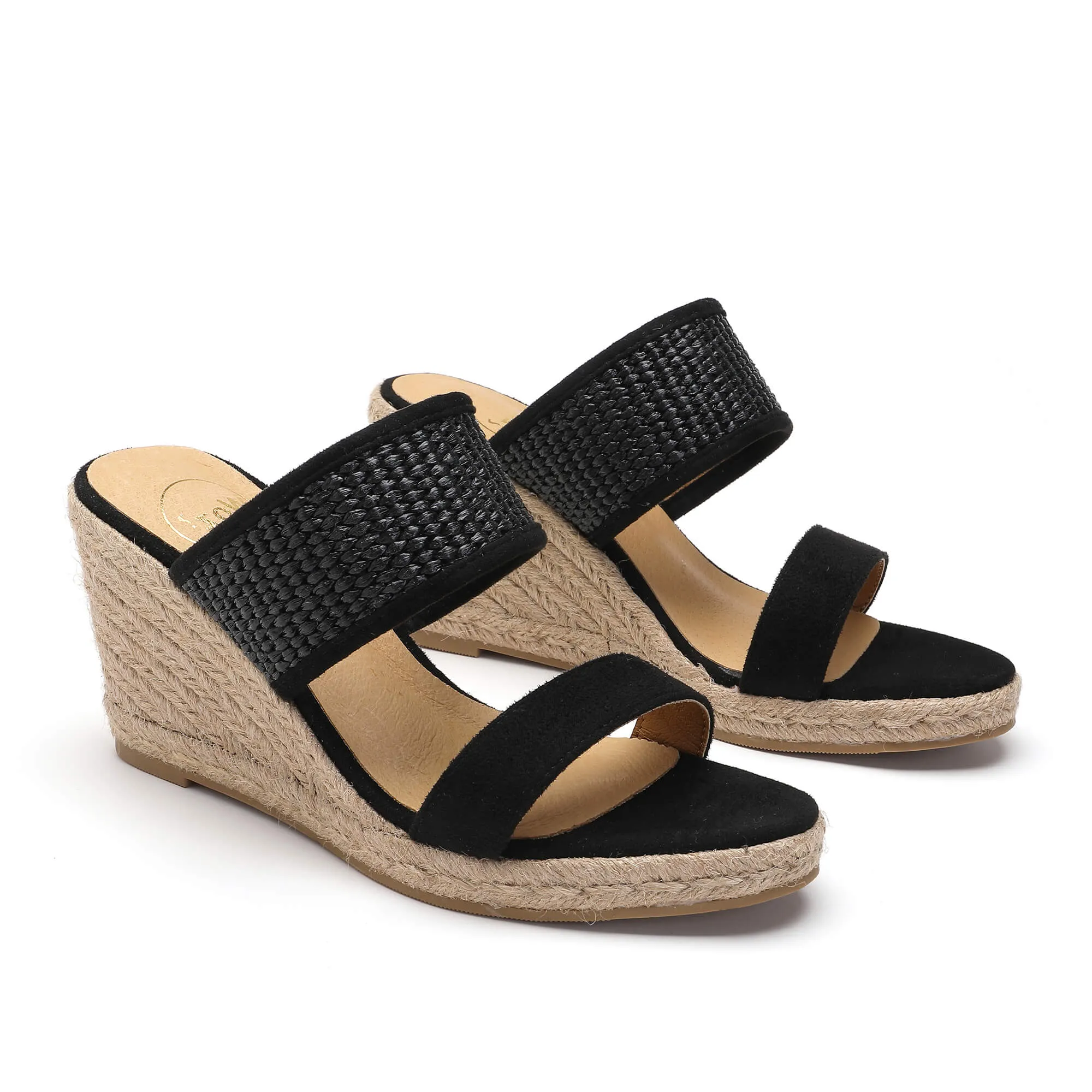 Ella Black Espadrille