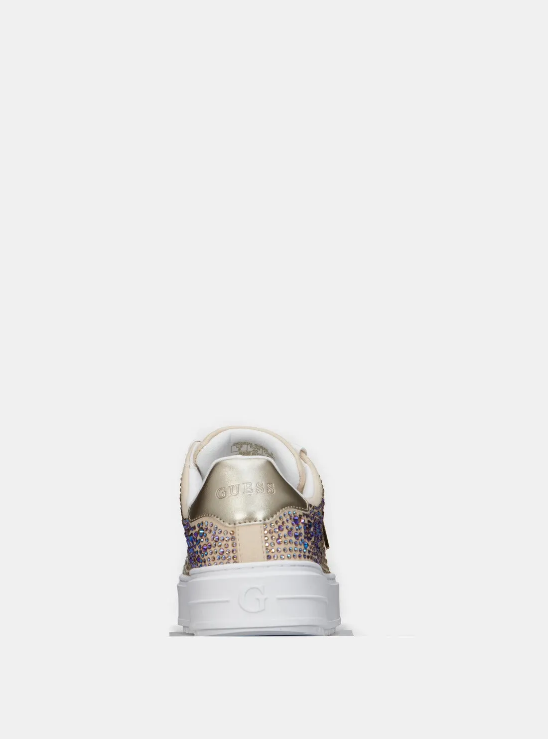 Gold Denesa Low-Top Sneakers