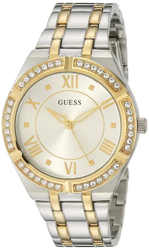 GUESS Women's Analog Watch with Stainless Steel & Gold Bracelet (Model: GW0033L4) One Size