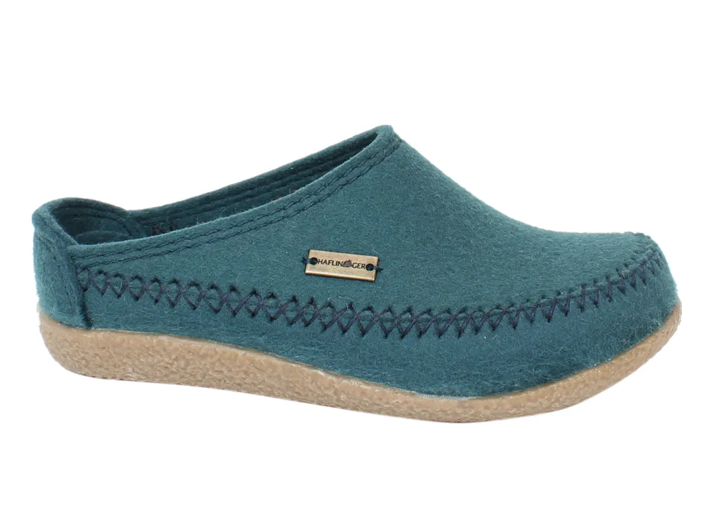 Haflinger Clogs Blizzard Credo Teal