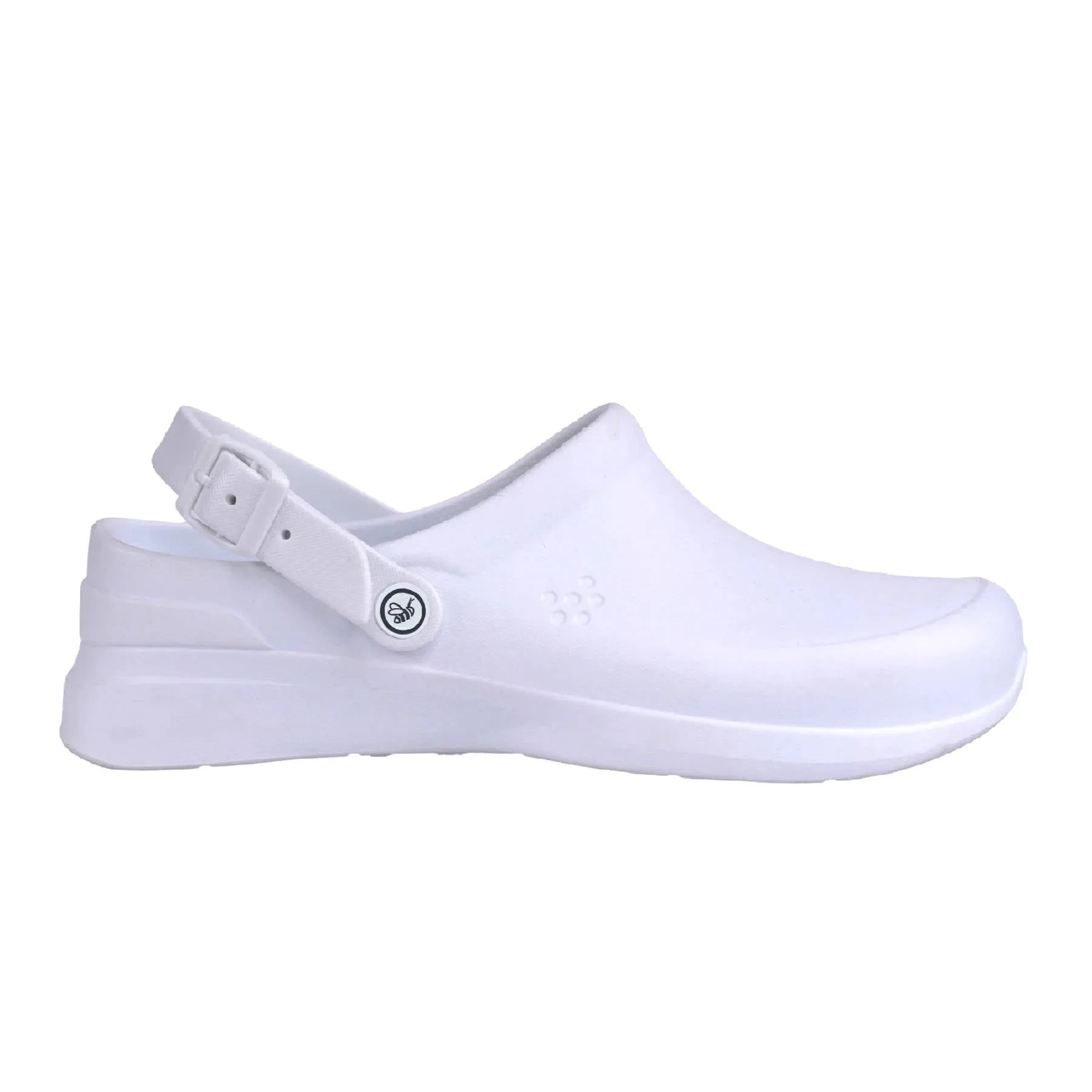 Joybees Womens Work Clog White