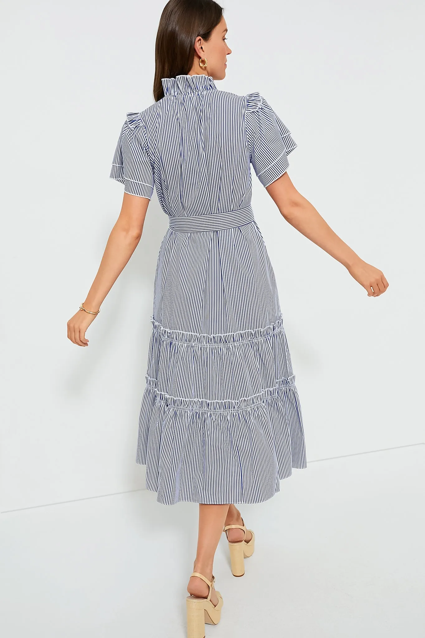 Light Blue Stripe Matthews Dress