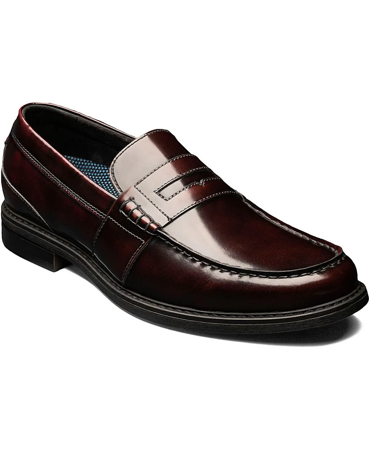 Lincoln Men's Penny Loafers moc toe Nunn Bush