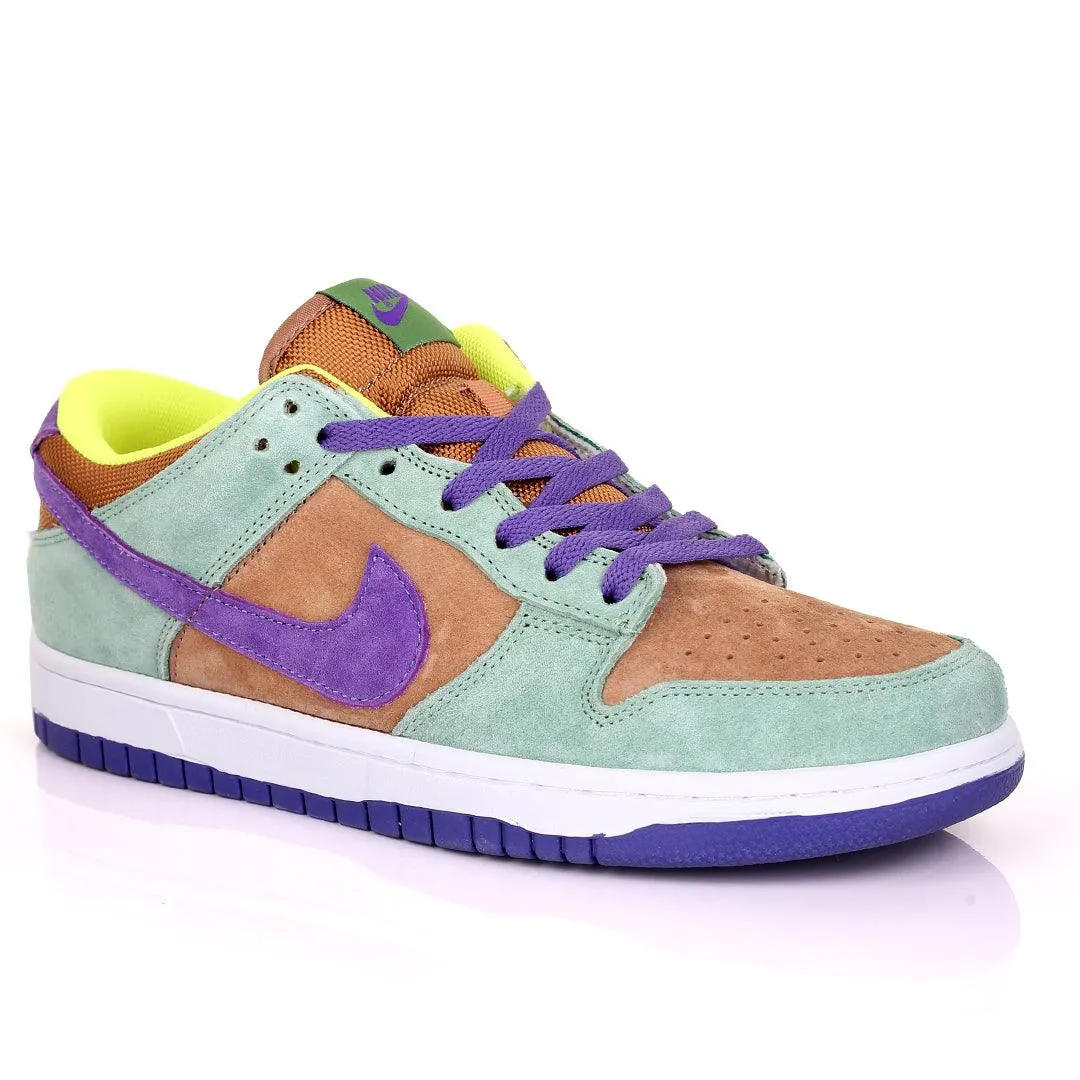 NK Force Dunk Low Sp Multi Colors  suede Men's Sneakers