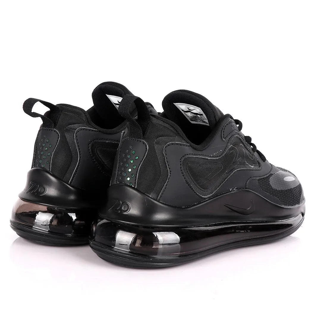 NK Max 720 All Black Sneakers