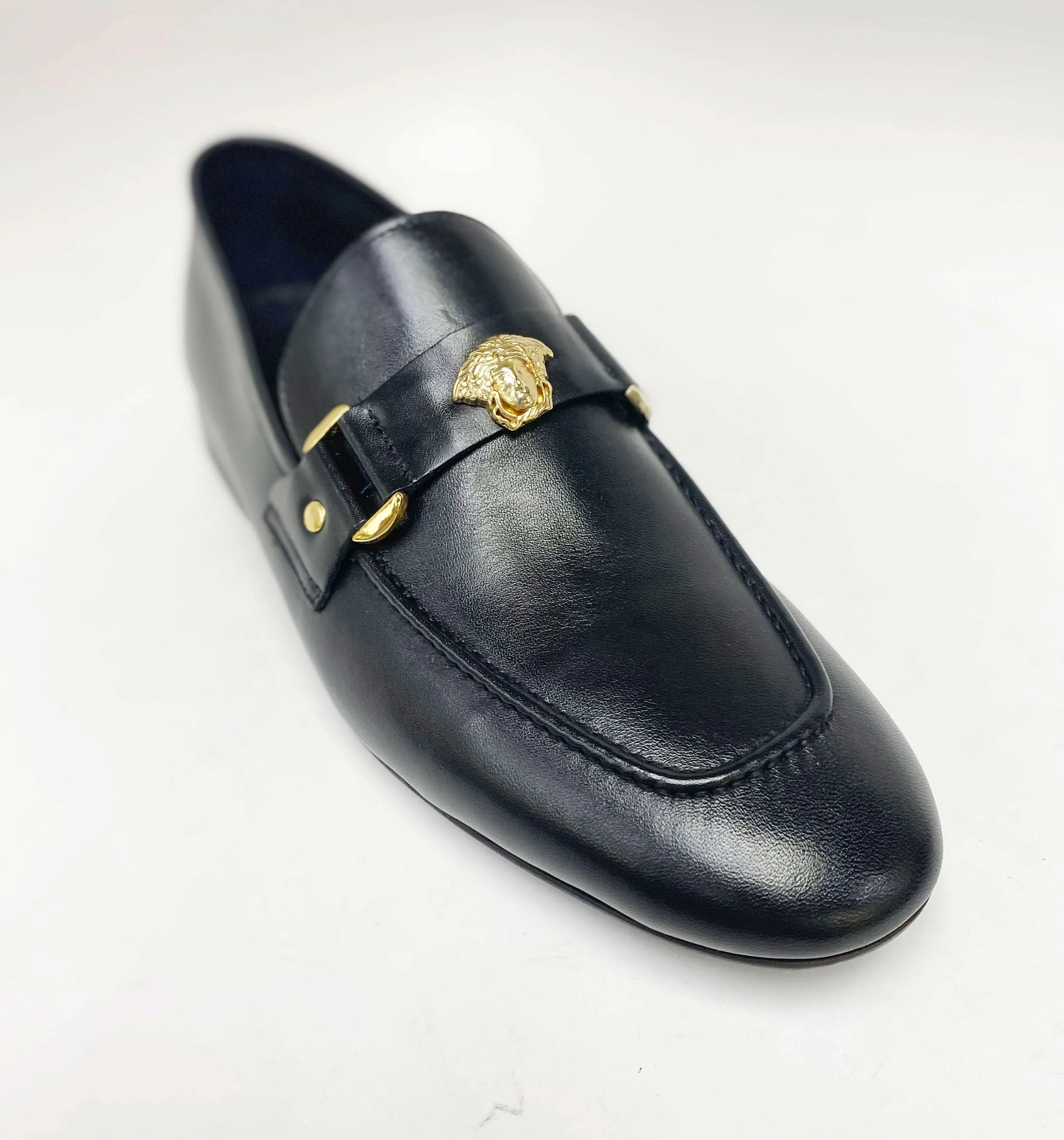 Pelle Calfskin Slip-On Loafer Black