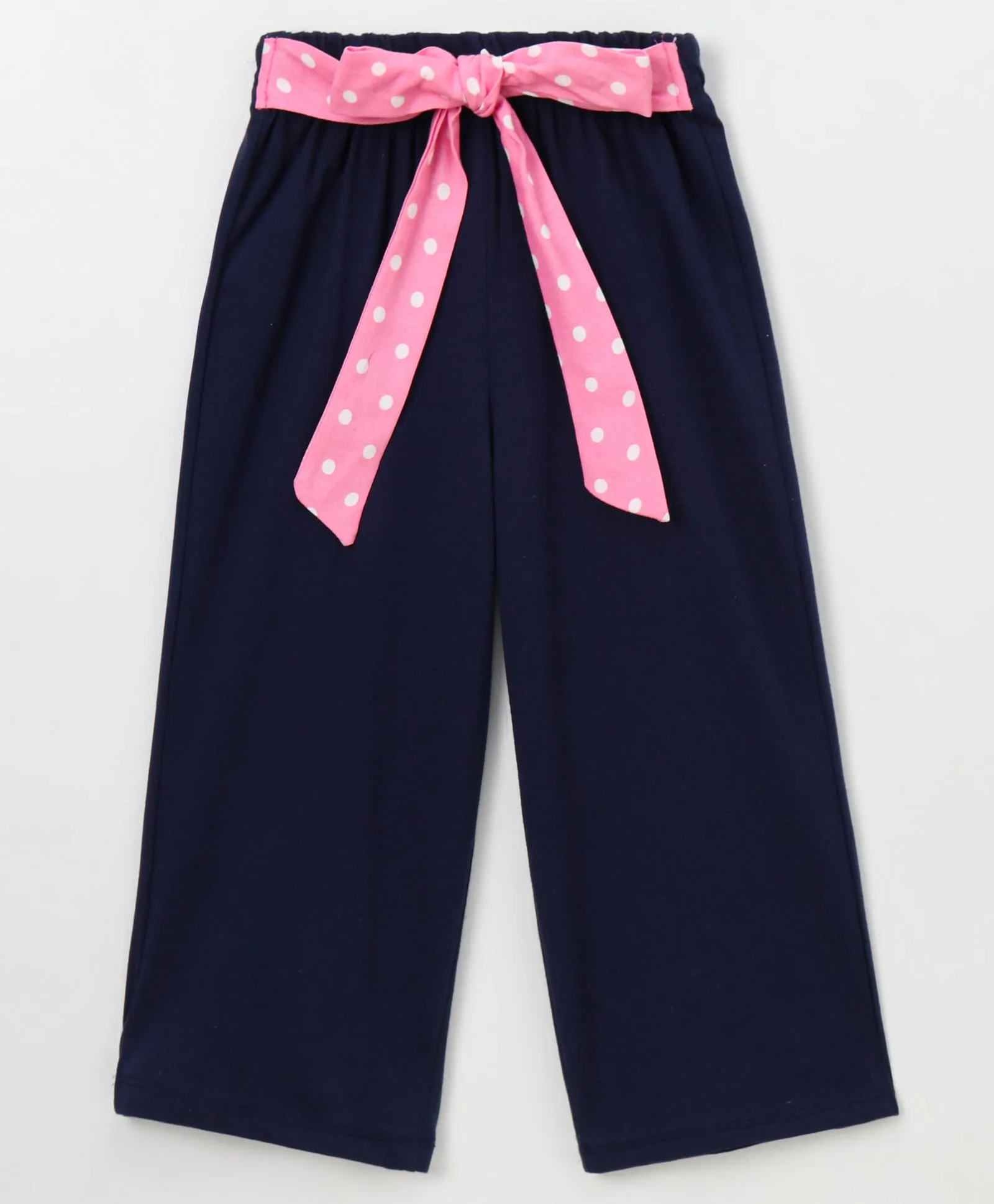 Polka Top Pant with Belt Set