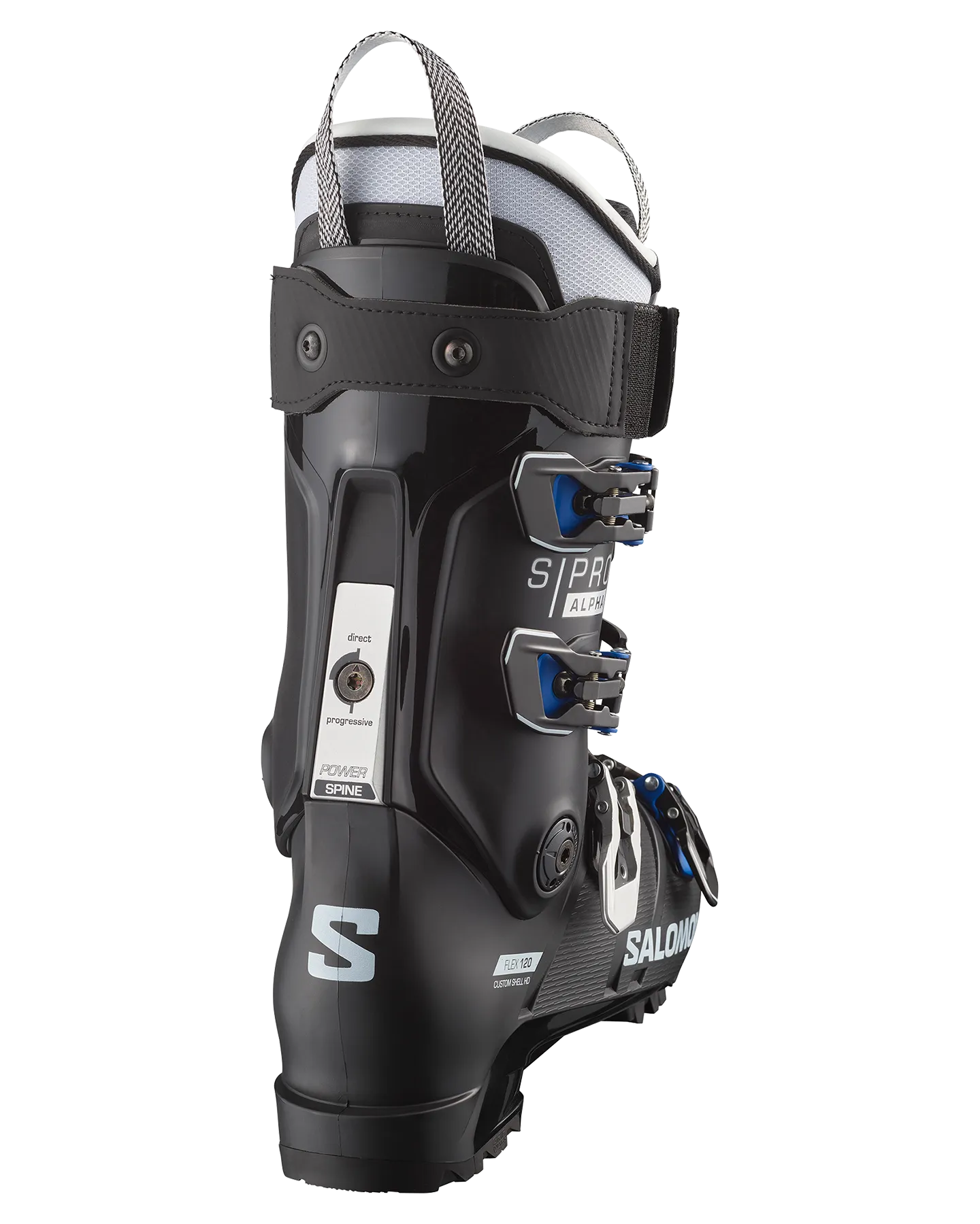 Salomon S/Pro Alpha 120 El Ski Boots - Black/Race Blue