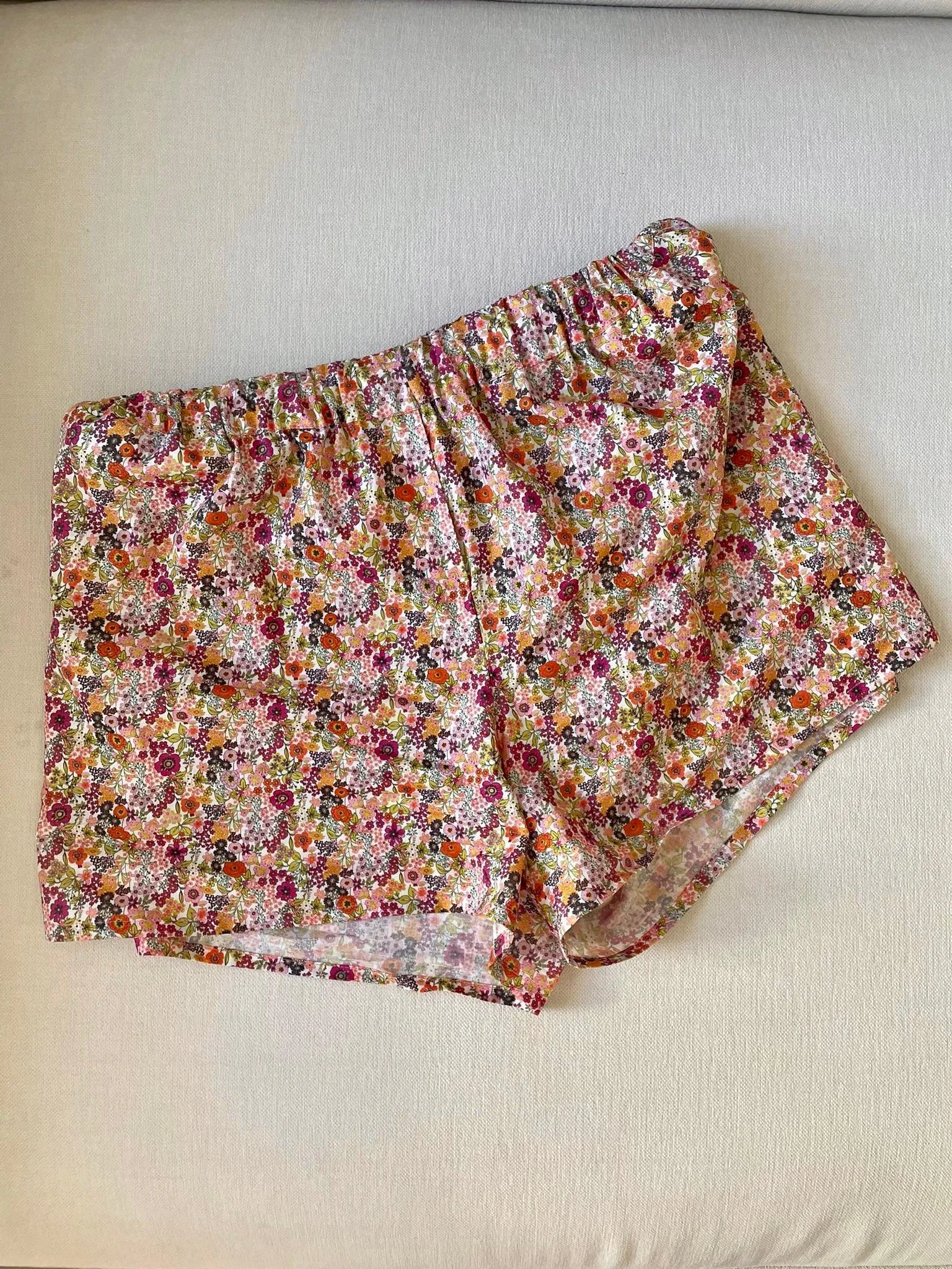 Sandrine boxer shorts - floral orange