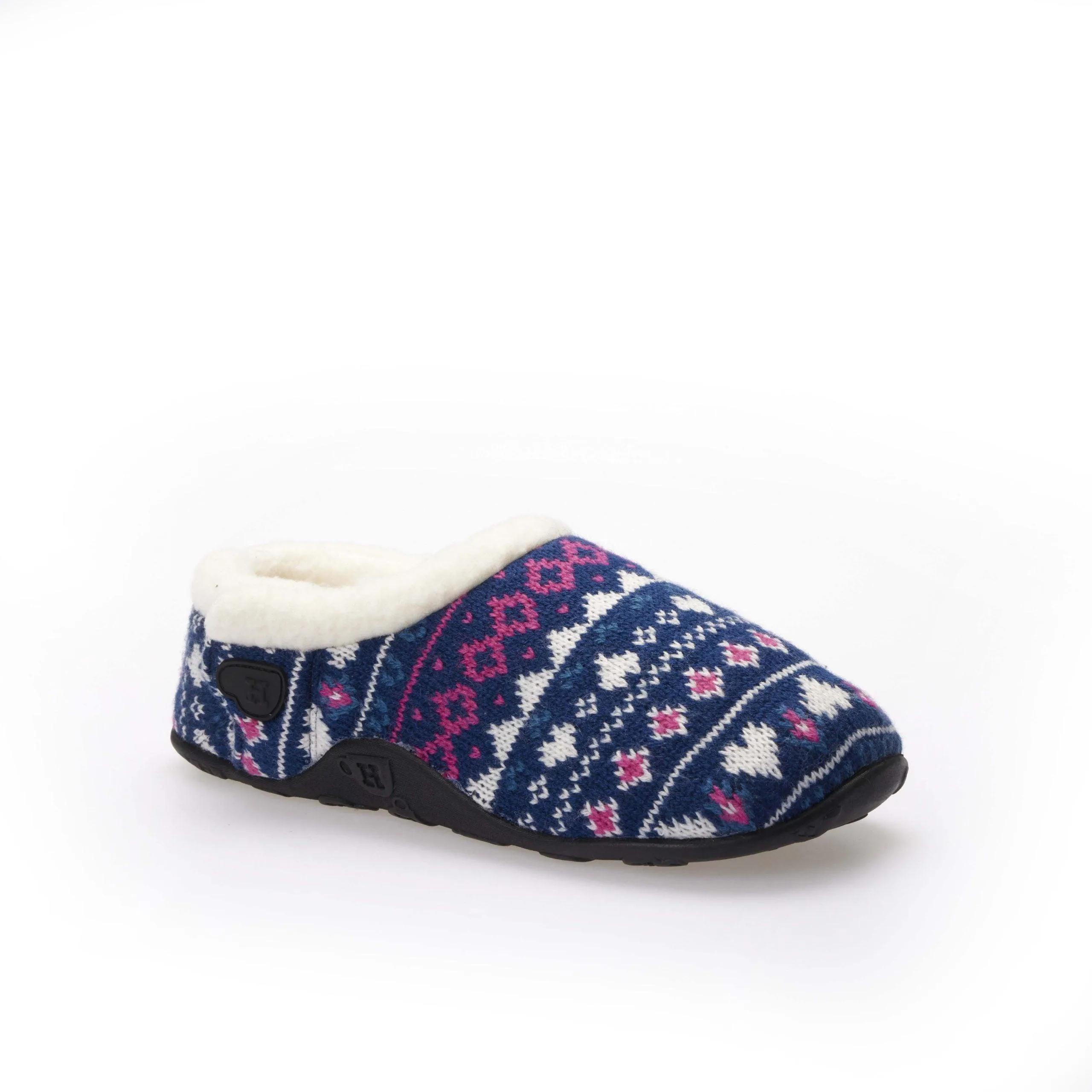 Serena - Navy Pink Nordic Women's Slippers