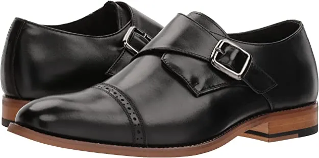 Stacy Adams Men's Desmond Cap Toe Monk Strap Loafer