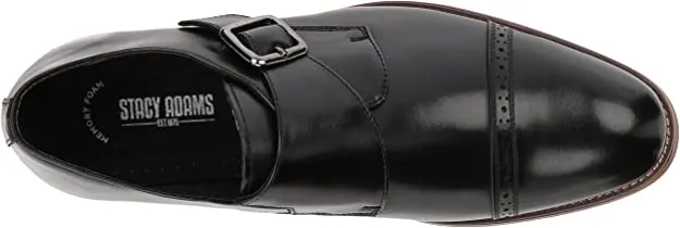 Stacy Adams Men's Desmond Cap Toe Monk Strap Loafer