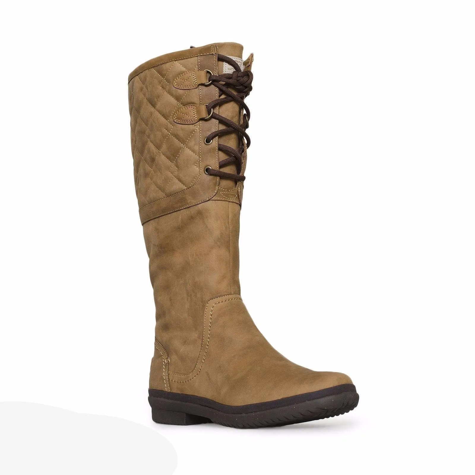 UGG Elsa Deco Quilt Chestnut Boots