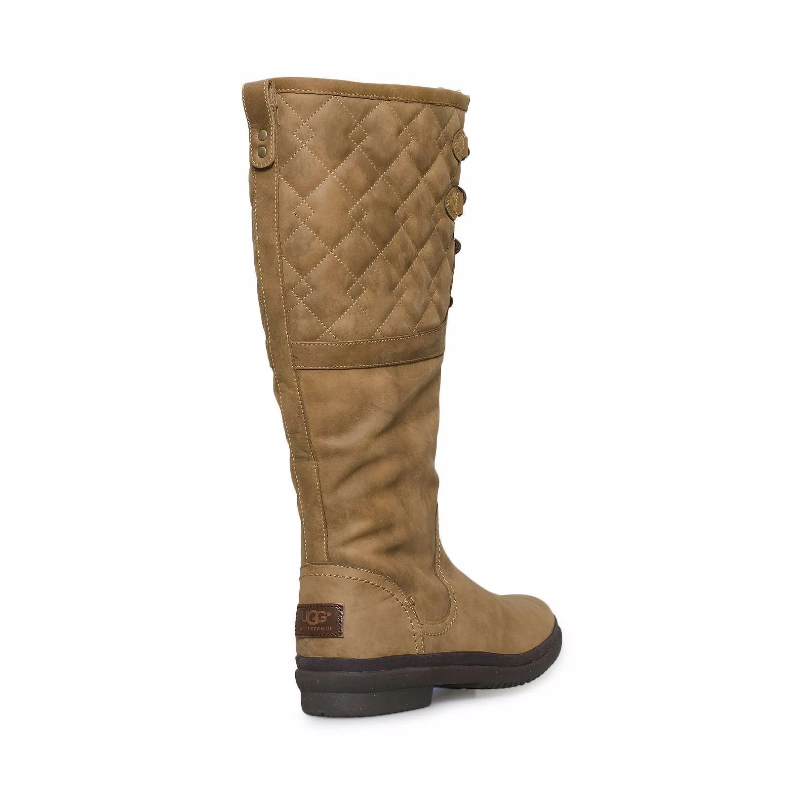 UGG Elsa Deco Quilt Chestnut Boots