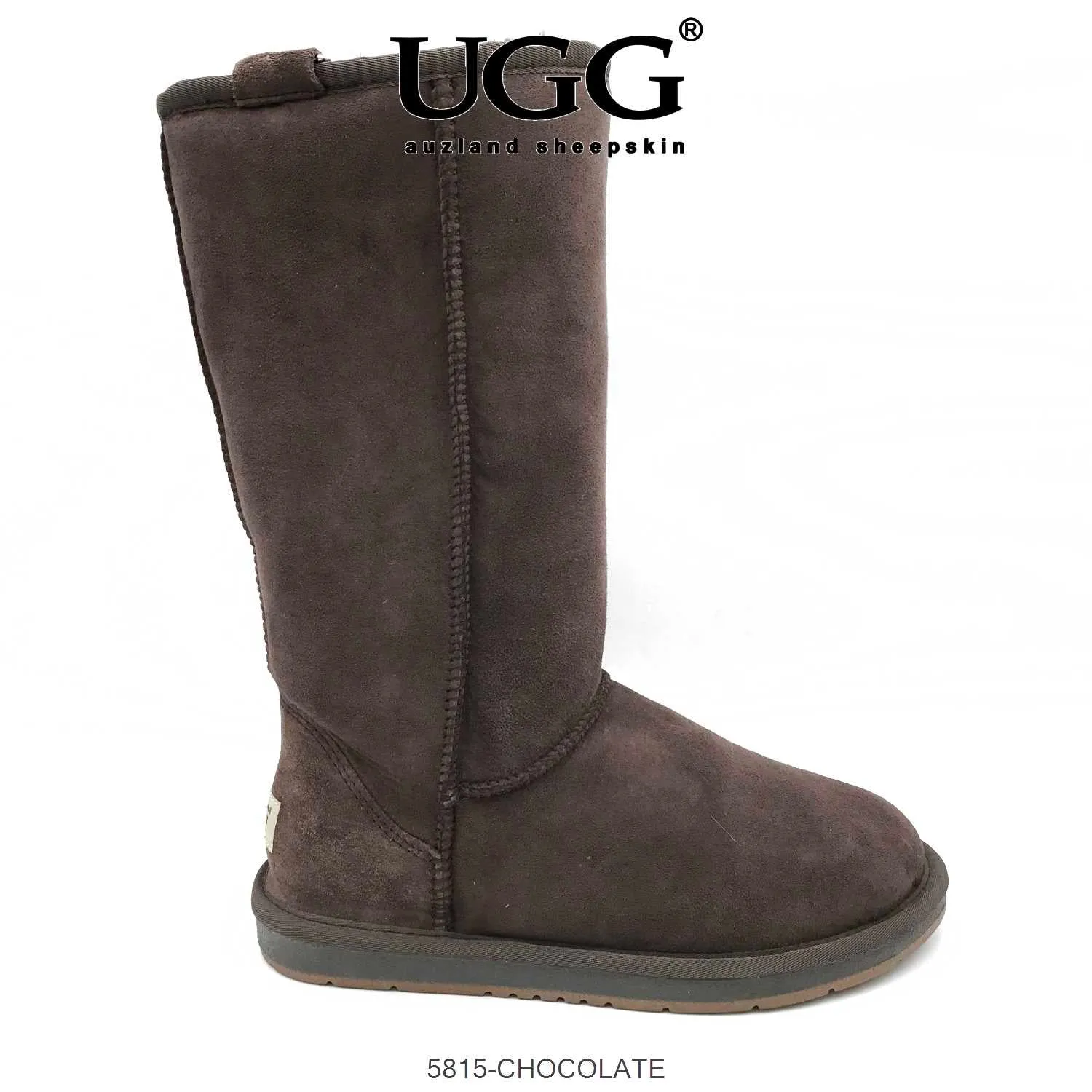 Unisex Premium Tall Classic UGG Boots Water Resistant - Chocolate